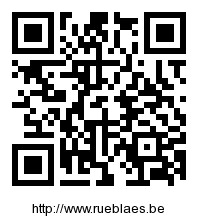 Barcode 2D. www.rueblaes.be